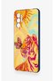 Tecno Pova 3 Compatible Tiger of the Sun Patterned Silicone Case - 4