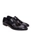Black Color Laceless Genuine Leather Men's Shoes
