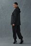 Black Striped Detailed Vest Three-Piece Set - 6