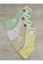 4 Pairs of Women's Bamboo Socks Yarin Konç Seamless