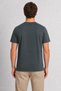 Abstract Kiwi Texture Print T-Shirt - Smoked - 2