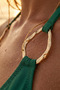 Egyptian Accessory Triangle Bikini Set Green - 6