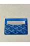Blue Genuine Leather Card Holder - 2