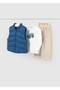 Baby Boy Vest 3-Piece Tracksuit Set