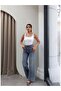 High Waist Front Seam Jean - 2