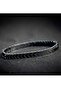Hematite Stone Sergeant Pattern Men's Bracelet + Black Gift Box - 2