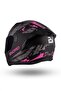 Thunderbolt Mat Pembe - Siyah - Antrasit Kask - 4