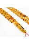 Baltic Amber Rosary with Inclusions – 99 Beads 8mm Round Prayer Tasbih 32g - 2
