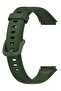 Watch Band For Huawei Band 7 Smartwatch Replacement Sport Bracelet Silicone Strap Green - 2