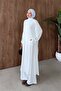 Double Slit Suit Ecru - 4