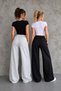 2 Pieces of Sweatpants, Black and Gray, Loose-Legged, Comfortable Fit Sweatpants - 3
