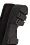 Women's Black Lace-Up Thick-Soled Suede Leather Casual Shoes Af200015Ds - 8