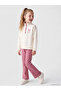 Ecru High Collar Girls' Soft Touch Tights Set - 3