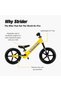 12” Sport Bike - No Pedal Balance Bicycle for Kids 18 Months to 5 Years - Includes Safety Pad, Padded Seat, Mini Grips & Flat-Free Tires - Tool-Free Assembly & Adjustments - 4