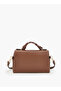 Solid Crossbody Bag with Scarf Detail - 5