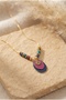 Handmade Antique Brass Earrings and Necklace Set - 4