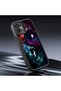 Realme 12 Lite Compatible Black Moon and Stars Case Camera Protector Couple Couple Case Silicone Phone Case - 6