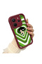 Xiaomi Redmi Note 14 4g Compatible Case Camera Protective Cartoon Pattern Maroon Lover Couple Silicone Phone Case - 3