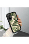 Realme 12 Lite Compatible Black Floral Case Camera Protective Couple Case Silicone Phone Case - 2