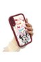 Samsung Galaxy A50 Compatible Case Camera Protector Minnie Pattern Burgundy Dear Couple Silicone Phone Case - 2