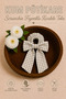 Pötikare Scrunchie Bow Ribbon Hair Clip with Strong Elastic Tail