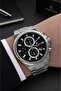 Men's Wristwatch with Steel Strap with 2 Years Warranty Special for Groom and Suit Vs.Blkt.1174 - 2