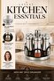 Inox Glass Spice Jar Set with Rotating Stand 7 Pieces Stainless Steel Countertop Spice Set Organizer with Lid and Rotating Feature 723490