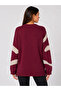 Women's Oversize Patterned Knitwear Sweater - 2