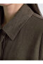 Brown Shirt Dress with Belt - 3