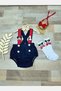 Pasta Patlatma Costume M.Mose Concept Bow Tie Salopet Socks Set - 2