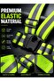Reflective Safety Vest Strap Adjustable High Visibility Running Cycling Belt For Men Women Kids - 6