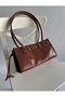 Women's Tan Tassel Detailed Shoulder Bag - 4