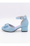 Alya Yıldız Fairy Blue Glittery Bow Girls' Heeled Shoes - 4