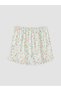Quality Pieces from Çelebi Store Women's Shorts Pajama Bottoms with Floral Pattern and Drawstring Waist