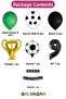 Football Themed Balloon Set -9- - 2