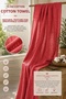 100% Cotton Şile Diaper Fabric Pomegranate Red 145 cm Natural Wrinkled Summer Lightweight Fabric by the Meter - 5