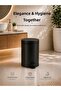 Pedal Trash Can 5 Liter Inner Bucket Bathroom Trash Can with Lid Black - Titan 7005 - 8