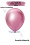 Pack of 50 Balloons Chrome Pink 12 Inch Decoration Party Ornament Balloon