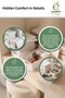 4-Piece Storage Box with Lid 4 Lt Multi-Purpose Organizer Bathroom Kitchen Cabinet Organizer - 2