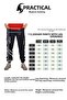 Navy Blue Jogger Leg Lycra 112 Emergency Health Pants Unisex - 8