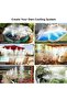 10 Meter DIY Outdoor Cooling System - Garden and Terrace Humidification Set with Nozzle Head - 4