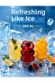 3-Piece Wavy Glass Soft Drink Glasses 360 ml – Cold Drink, Lemonade and Cocktail Presentation Set - 3