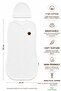 100% Cotton Zippered Baby Swaddle Newborn - 2