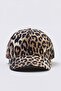 Brown Leopard Patterned Women's Hat Takss26Sp00015 - 7