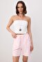 Light Pink 100% Tencel City Boy Denim Shorts Twoss26Sr00243 - 2