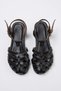 Black Women's Sandals Takss26Sd00023
