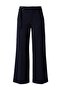 Lacivert Kalın Kemerli Çizgili Wide Leg/Geniş Paça Pantolon TWOAW27PL00027 - 7