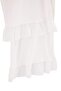 Ecru More Sustainable Chiffon Ruffled Ribbed Viscose Knitted Pajama Set Thmaw27Pt00001 - 8