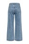 Mavi Yüksek Bel Wide Leg %100 Pamuk Yırtıklı Jeans - 6