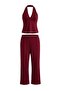 Bordo Viskon Örme Pijama Takımı THMAW27PT00094 - 5